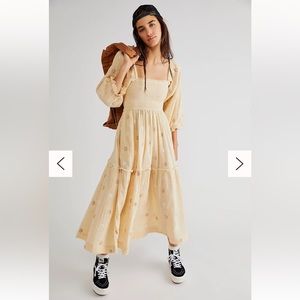 Dahlia Embroidered Maxi Dress